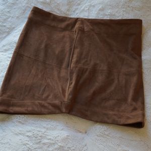 Brown Norcross Suede skirt